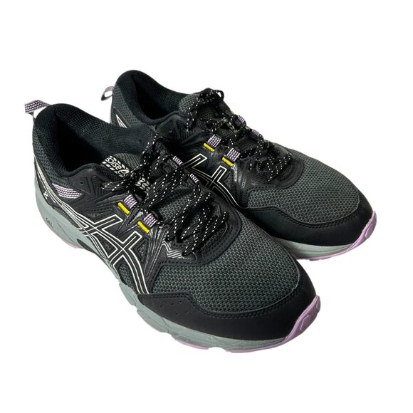 Asics Gel-Venture 10 Women's Black/Purple Running Shoes/Sneakers Size 10 - Picture 3 of 10